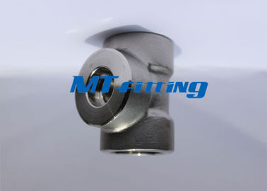Forged High Pressure Pipe Fittings , F11 / F22 Stainless Steel Socket Welded Tee