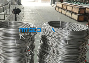 ASTM A269 TP304 Stainless Steel Coiled Tubing Size 6.35mm x 1.65mm x 150m / coil