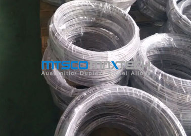 EN10216-5 300 Series Stainless Steel Coiled Tubing Bright Annealed Surface For Fuild