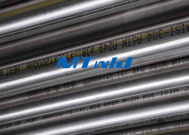 Heat Exchanger Stainless Steel Welded Tubing Custom ASTM A249 304L / 316L
