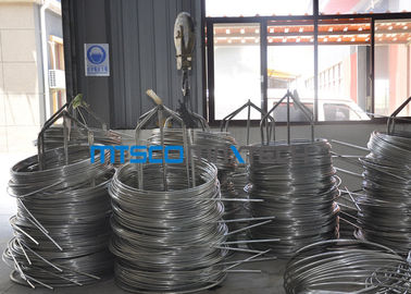 9.53 * 20 BWG Stainless Steel Coiled Tubing For Oil Transparent 1.4404 / 1.4301