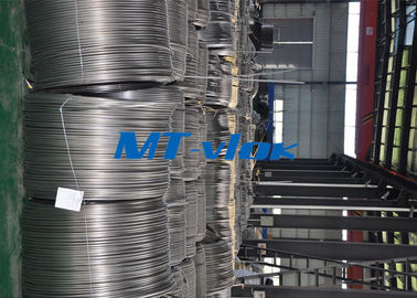 Oil / Gas Industry Stainless Steel Coiled Tubing Welded 4.76mm 316L 1.4404