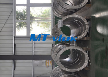 ASTM A213 / A269 S30400 / S31600 Stainless Steel Coiled Tubing / Stainless Steel Coil Pipe