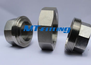 Threaded Forged High Pressure Pipe Fittings F304 / 304L 1/2 inch 3000LBS Stainless Steel Union