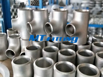 Stainless Steel WP304L / 316L Butt Welded Flanges Pipe Fittings ASTM A815 Reducing Tee