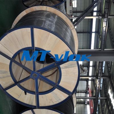 TP304 / 304L Welded Stainless Steel Coiled Tubing For Multi - Core Tube