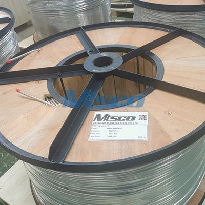 Stainless Steel Welded Control Line Coiled Tubing ASTM A269 ASME A269 TP347H